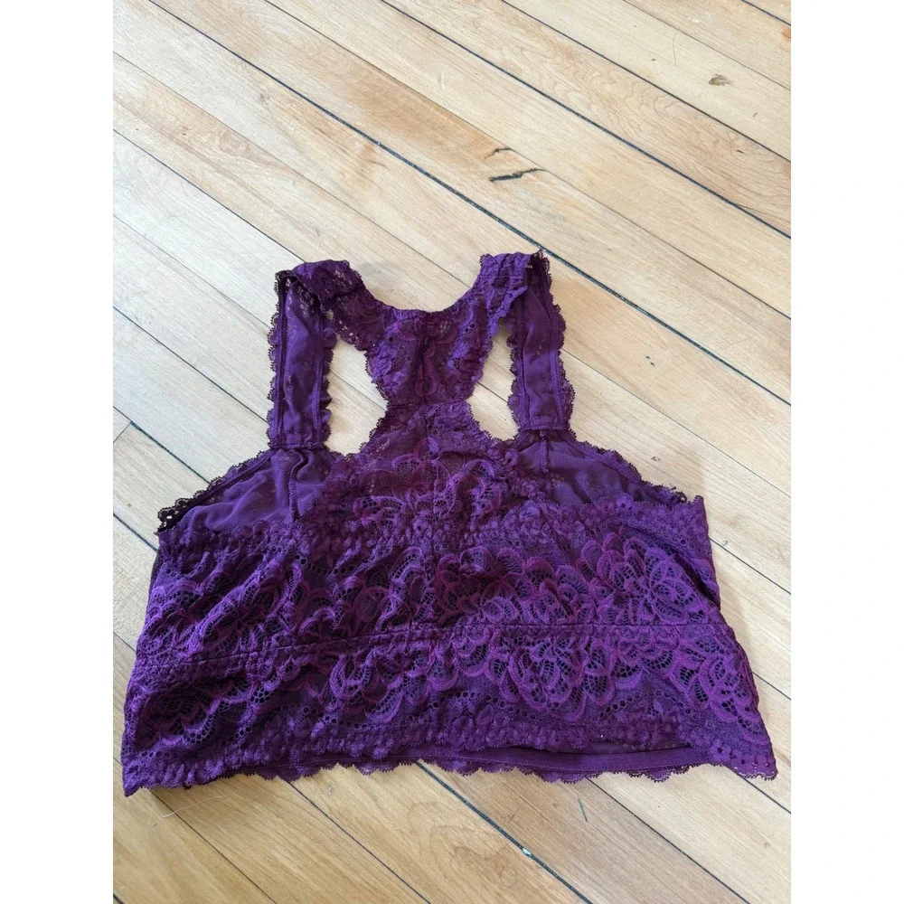Torrid curve purple lace bralette